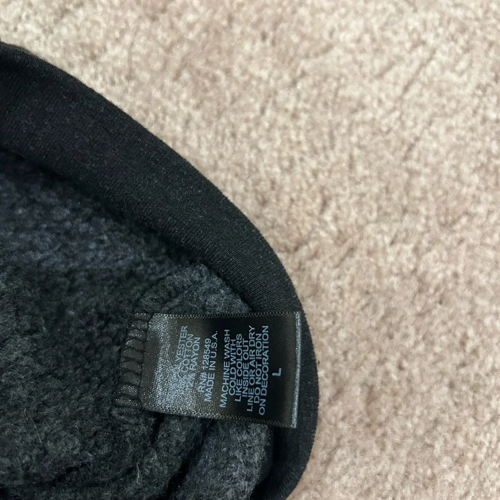 Aviator Nation Charcoal Grey Neon 5 Strioe Relaxed Zip up Hoodie Jacket large - Picture 4 of 7